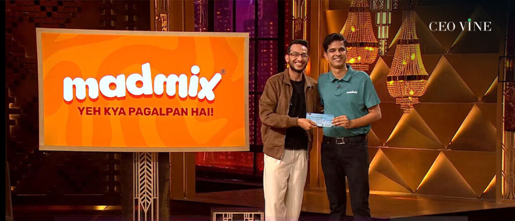 Madmix Secures ₹50 lakhs Deal on Shark Tank India