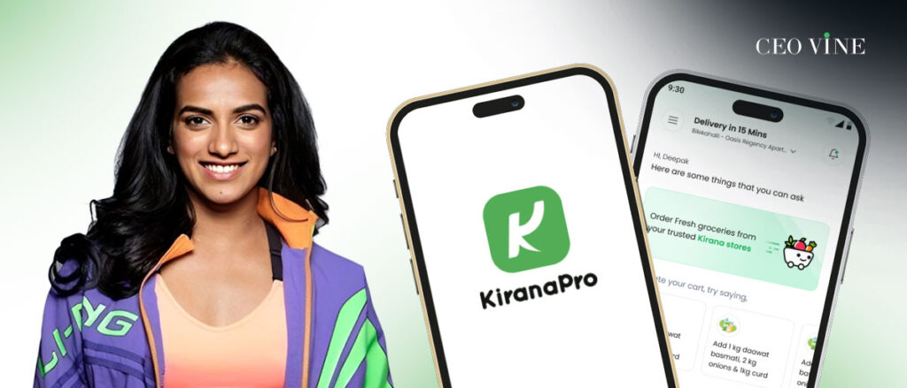 PV Sindhu Joins KiranaPro