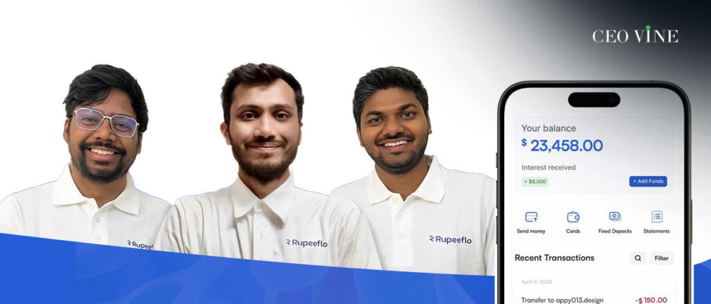 image of Rupeeflo founders - Raises $1 Million in Pre-Seed Funding