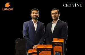 Lumov founders Saumaric Dangwal and Ankit Gupta