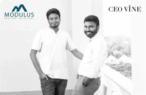 Modulus Housing founders Shreeram Ravichandran and P. Gobinath