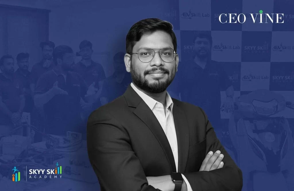 SkyySkill Academy founder Himansu Sekhar Panda