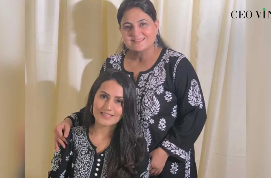 House of Chikankari co-founders Aakriti Rawal and Poonam Rawal