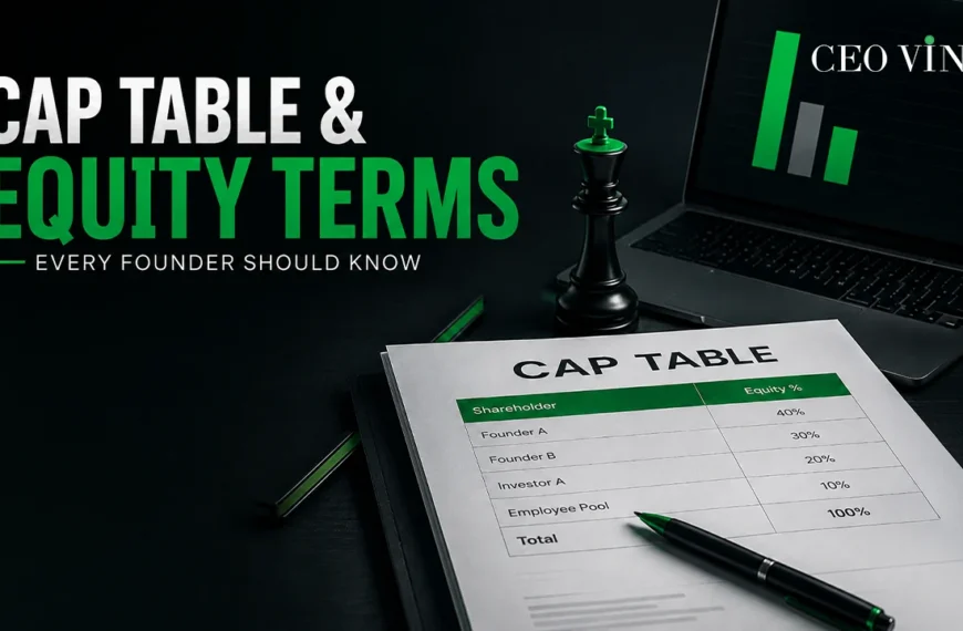 Cap Table & Equity Terms Every Founder Should Know