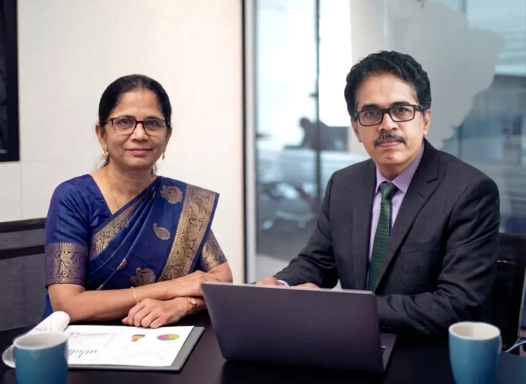 Leela M and Mohan Das founders Kids World Fun