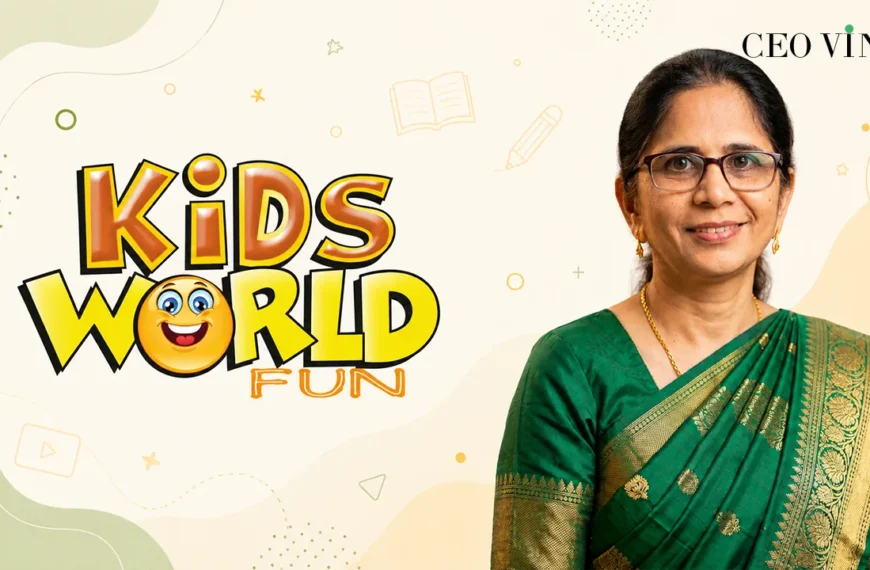 Leela M founder kids fun world