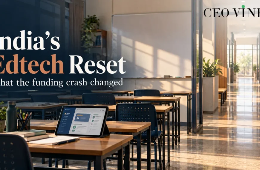 India’s Edtech Reset What the Funding Crash Repriced